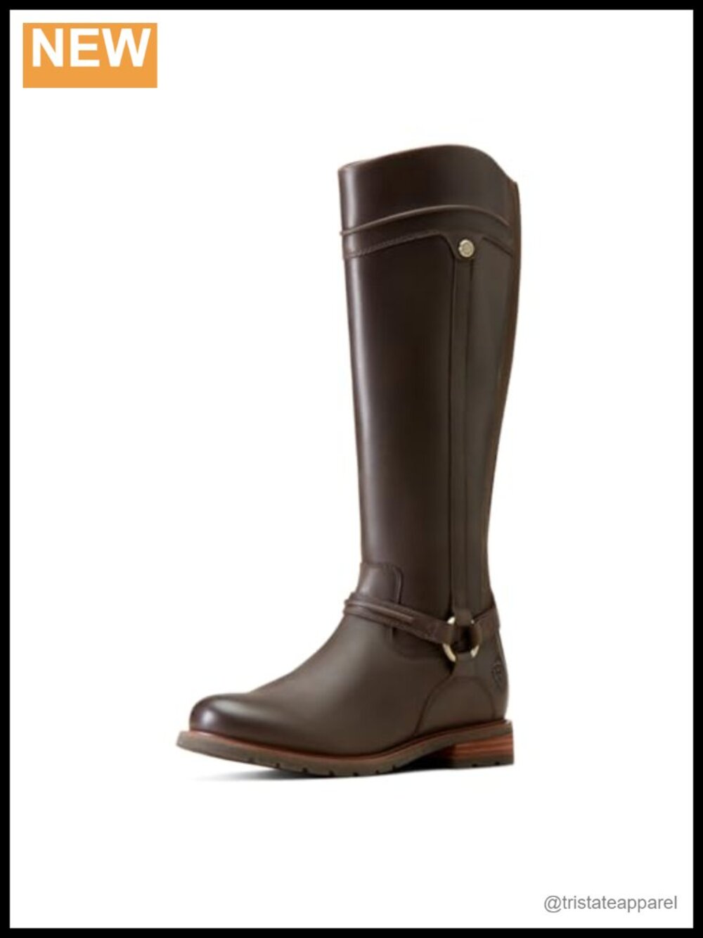Waterproof Leather Hiking Boots Mid-Top Zip Closure All Day Cushioning